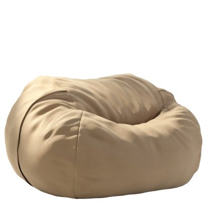 Vetsak Sitzsack, L (H 90 x Ø 140 cm), Leather - Beige