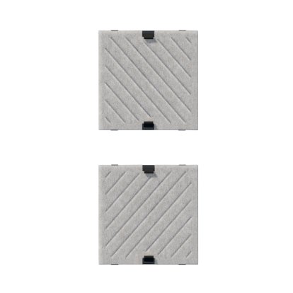 USM Soft Panel Mono für USM Haller Regale, 35 cm x 35 cm, Grau, Diagonal