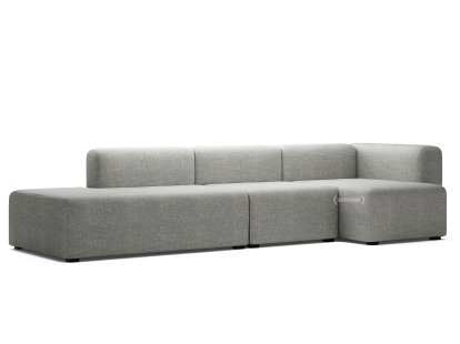 Mags Sofa mit Récamière, Armlehne rechts, Hallingdal 116 - warmgrau