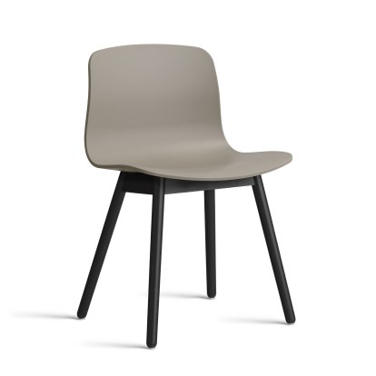 About A Chair AAC 12 Stuhl, Khaki 2.0, Eiche schwarz lackiert
