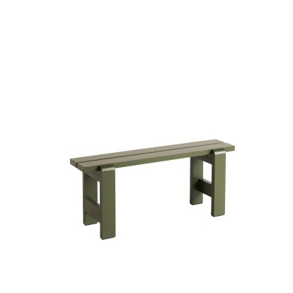 Weekday Bank, 111 cm, Olive