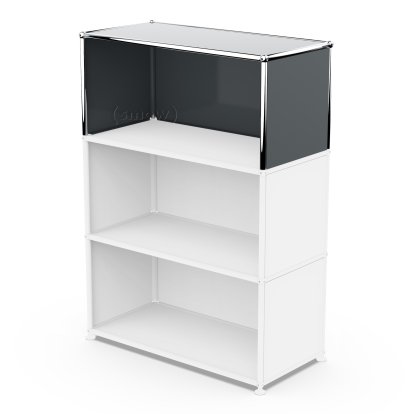 USM Haller Anbaupaket Vertikal 1, Anthrazitgrau RAL 7016, 35 cm