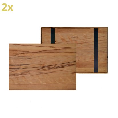 Holzauflage (2er Set) für USM Haller Regale, Größe L, 50 cm x 35 cm, Kernbuche