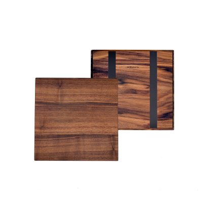 Holzauflage (einzeln) für USM Haller Regale, Größe M, 35 cm x 35 cm, Amerikanischer Nussbaum