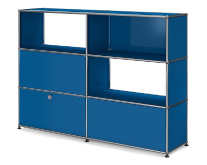 USM Haller Raumteiler Typ 1, Enzianblau RAL 5010