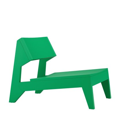 Schulz Loungestuhl, Esche smaragd