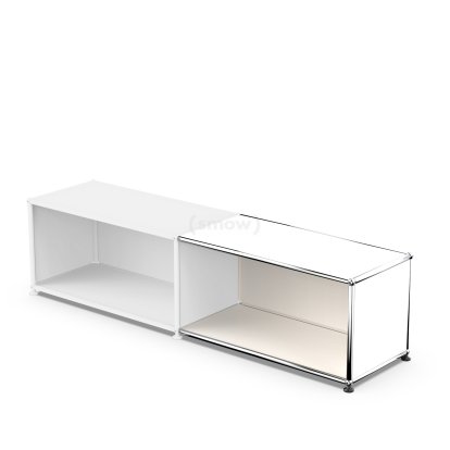 USM Haller Anbaupaket Horizontal 1, Reinweiß RAL 9010, 35 cm