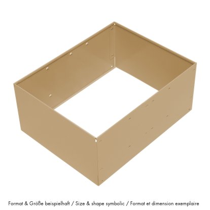 USM Einlegerahmen für USM Haller Ausziehtür, 75 x 50 x 35, USM beige