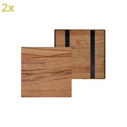 Holzauflage (2er Set) für USM Haller Regale, Größe L, 35 cm x 35 cm, Kernbuche