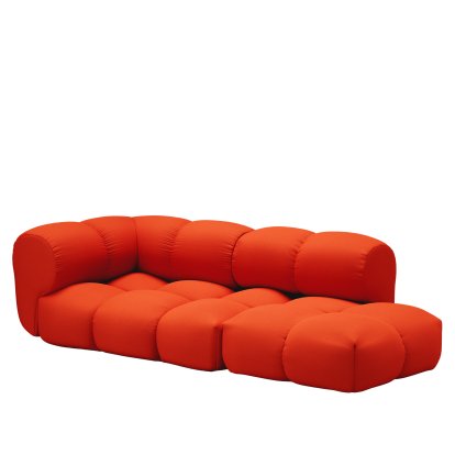 Sander Sofa Design 5, Armlehne links, Vidar 4 - Reinorange 0542