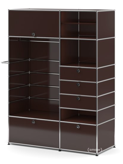 USM Haller Garderobenschrank Typ 2, USM braun