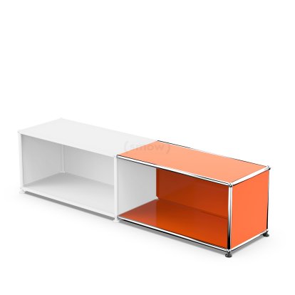 USM Haller Anbaupaket Horizontal 1, Reinorange RAL 2004, 35 cm