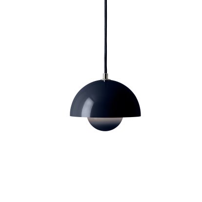 Flowerpot VP10 Pendelleuchte, Steel blue
