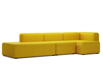 Mags Sofa mit Récamière, Armlehne rechts, Steelcut Trio 453 - gelb