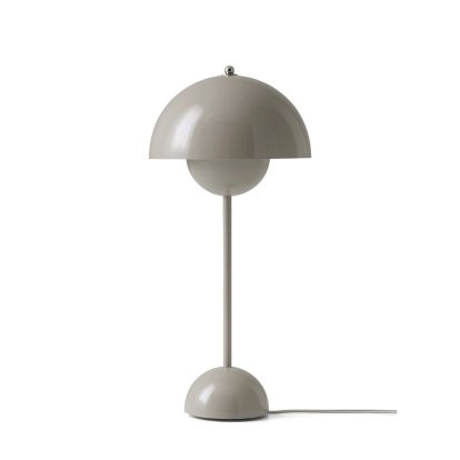 Flowerpot VP3 Tischleuchte, Grey beige