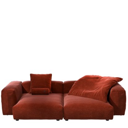 Vetsak Sofa Set 2, XL, Suave - Saffron, Mit Kissen