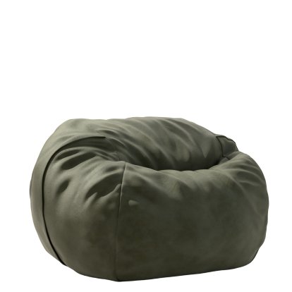 Vetsak Sitzsack, M (H 70 x Ø 110 cm), Leather - Olive