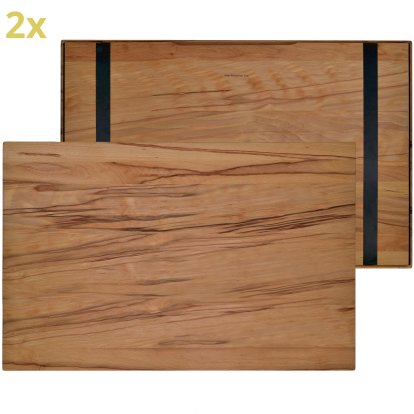 Holzauflage (2er Set) für USM Haller Regale, Größe L, 75 cm x 50 cm, Kernbuche