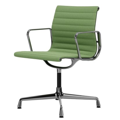 Aluminium Chair EA 103 / EA 104, EA 104 - drehbar, Wiesengrün / forest, Verchromt