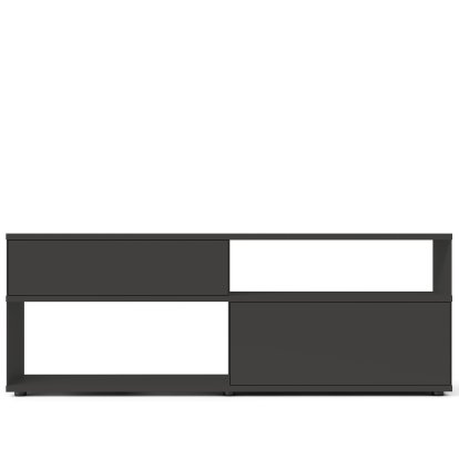 Flow Q Sideboard, 200 cm, 73,9 cm (1 Schublade und 1 Klappe), Graphit