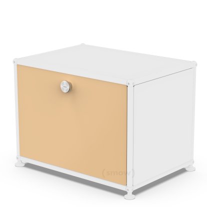 USM Haller Klapptür für USM Haller Regale, 50 cm x 35 cm, USM beige, ohne Schloss