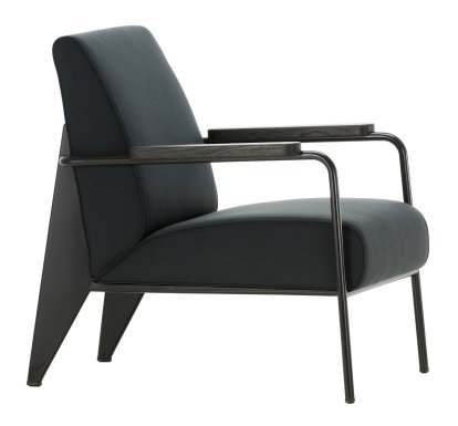 Fauteuil de Salon Loungesessel, Schwarz