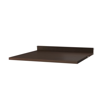 String System Schreibtischplatte, Eichenfurnier dunkel, B 58 cm x T 58 cm