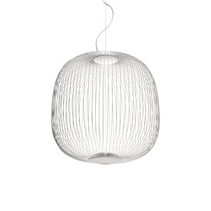 Spokes Pendelleuchte, Ø52 cm, Weiß, Nicht dimmbar