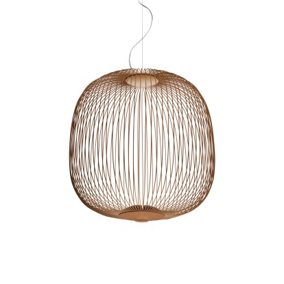 Spokes Pendelleuchte, Ø52 cm, Kupfer, Nicht dimmbar