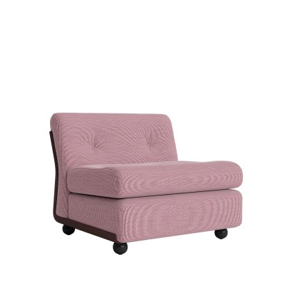 Amanta 1-Sitzer Sofa, Burgundy red / Yuma 1851