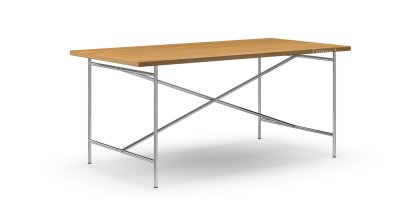 Eiermann 2 Esstisch, Eiche natur, 160 x 83 cm, chrom