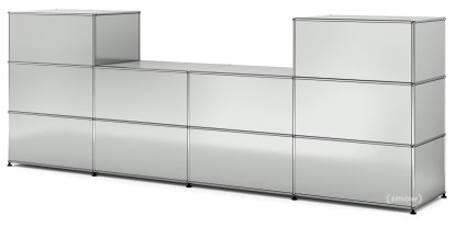 USM Haller Theke Typ 3, Lichtgrau RAL 7035, 50 cm