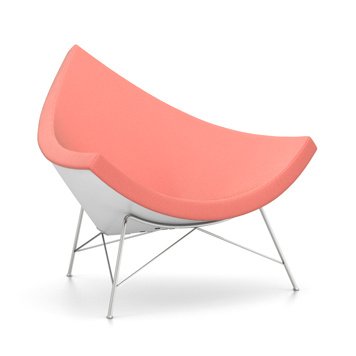 Coconut Loungestuhl, Hopsak, Poppy red / elfenbein