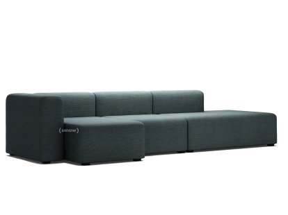 Mags Sofa mit Récamière, Armlehne links, Steelcut Trio 883 - petrol