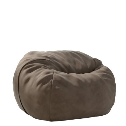 Vetsak Sitzsack, M (H 70 x Ø 110 cm), Leather - Cacao