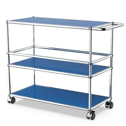 USM Haller Servierwagen Typ 3, Enzianblau RAL 5010