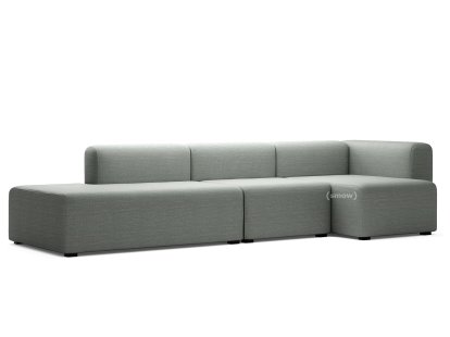 Mags Sofa mit Récamière, Armlehne rechts, Steelcut Trio 133 - hellgrau