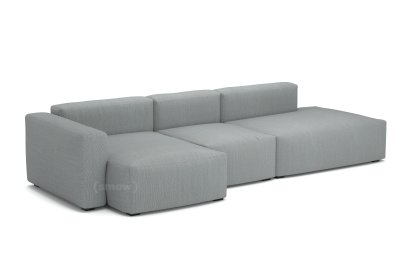 Mags Soft Sofa Kombination 4, Armlehne links, Steelcut Trio 113 - rauchgrau