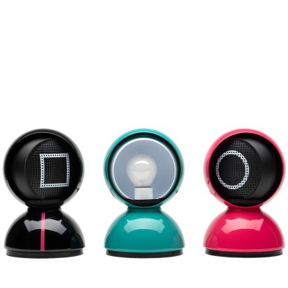 Eclisse Limited Edition Tischleuchte, Set aus allen 3 Leuchten