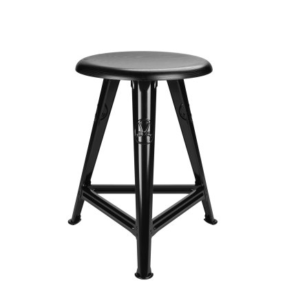 Rowac-Schemel Modell I - 50 cm, Esche schwarz, Schwarz glänzend