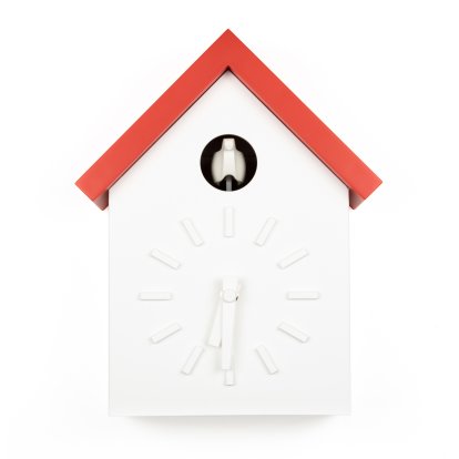 Cu-Clock Wanduhr, Orange