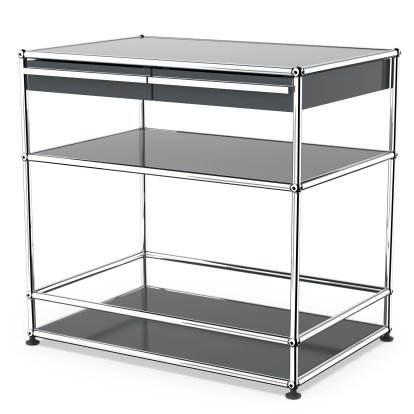USM Haller Bar Sideboard mit Schubladen, Anthrazitgrau RAL 7016