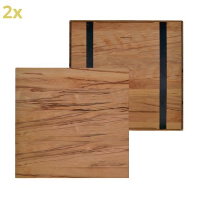 Holzauflage (2er Set) für USM Haller Regale, Größe L, 50 cm x 50 cm, Kernbuche