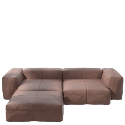 Vetsak Sofa Set 3, Leather - Stone, Ohne Kissen