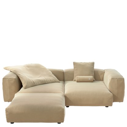 Vetsak Sofa Set 3, Suave - Creme, Mit Kissen