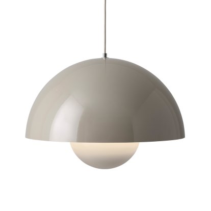 Flowerpot VP2 Pendelleuchte, Grey beige