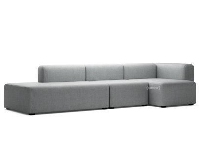 Mags Sofa mit Récamière, Armlehne rechts, Hallingdal 130 - hellgrau