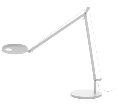 Demetra LED Tischleuchte, Weiß, mit Tischfuß