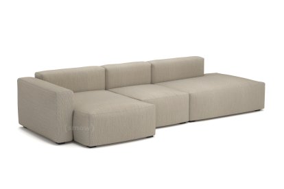 Mags Soft Sofa Kombination 4, Armlehne links, Steelcut Trio 213 - beige
