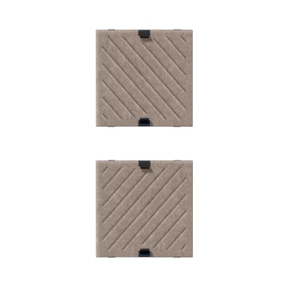 USM Soft Panel Mono für USM Haller Regale, 35 cm x 35 cm, Taupe, Diagonal